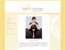 Tablet Screenshot of karinlechner.at